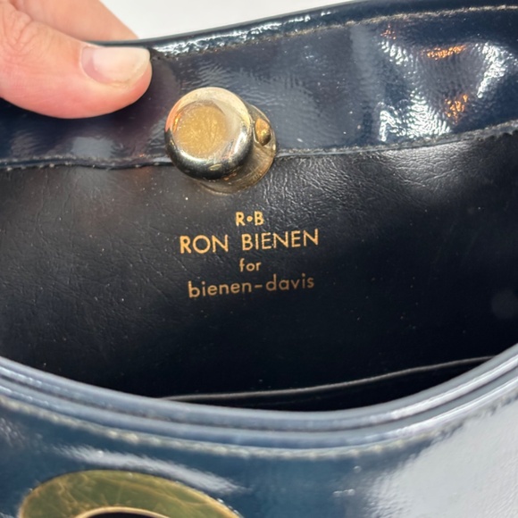 VTG 60s Purse Set of 3 Handbag Navy Ron Bienen Black Le Lis Beaded Made in Japan - Picture 11 of 14